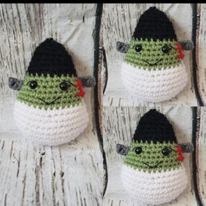 New crochet Frankenstein Halloween set